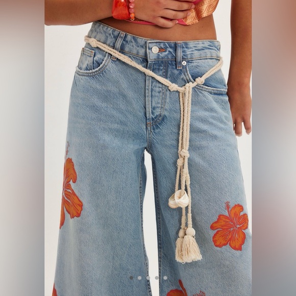 We The Free Denim - We The Free Wide Leg Jeans -Size 28